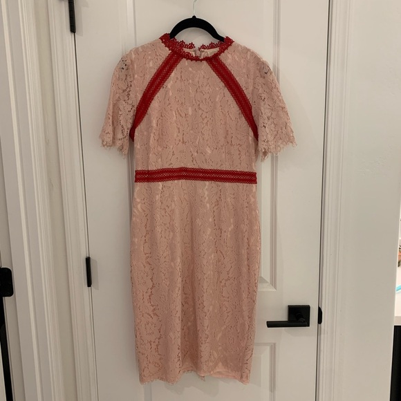 Rachel Parcell Dresses & Skirts - Rachel Parcell Pink Lace Dress